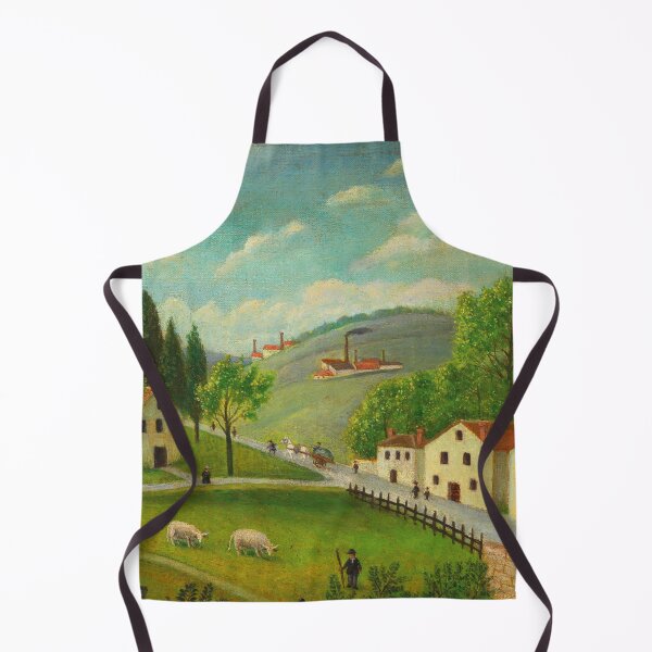 Item preview, Henri Rousseau Pastoral landscape with stream, fisherman and strollers designed and sold by TeeARTHY.