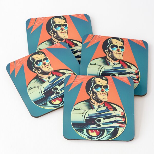 Item preview, Retrofuturism man designed and sold by BigBrainArtwork.