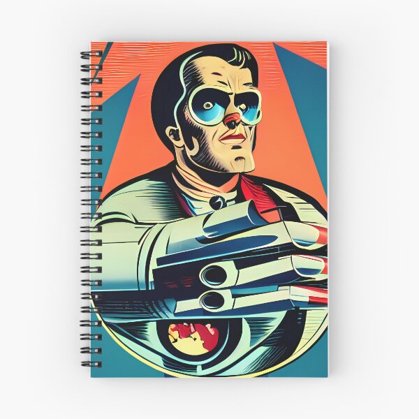 Item preview, Retrofuturism man designed and sold by BigBrainArtwork.