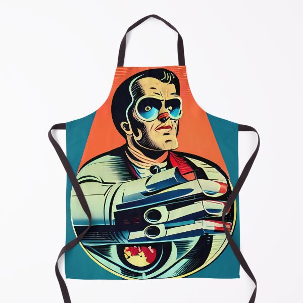 Item preview, Retrofuturism man designed and sold by BigBrainArtwork.