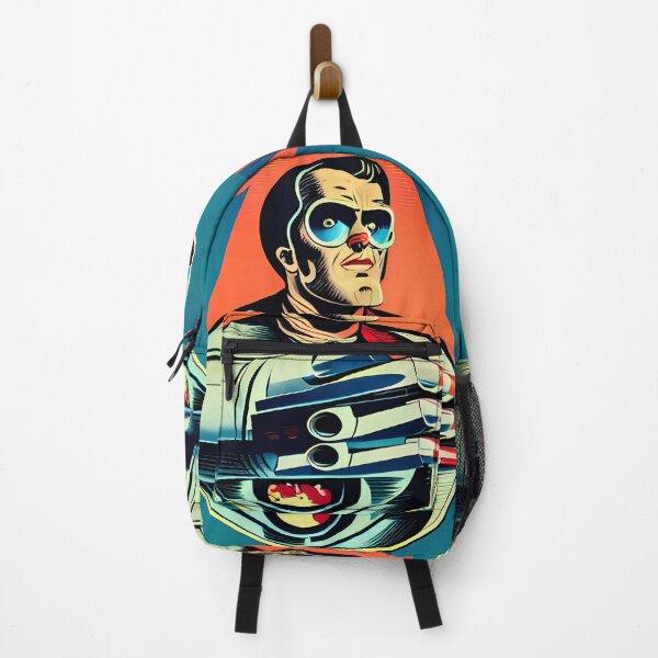 Item preview, Retrofuturism man designed and sold by BigBrainArtwork.
