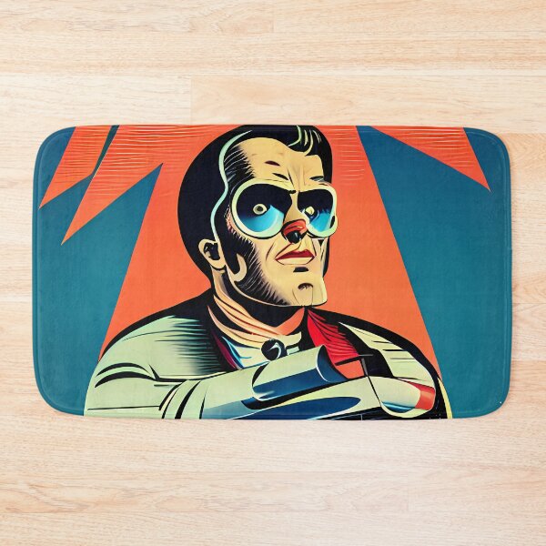 Item preview, Retrofuturism man designed and sold by BigBrainArtwork.