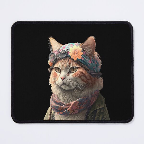 Item preview, Hippie kitten designed and sold by AnimalArtPhotos.