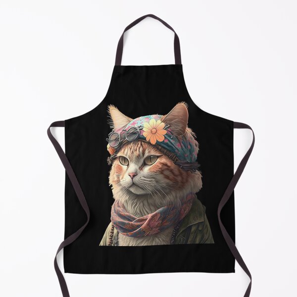 Item preview, Hippie kitten designed and sold by AnimalArtPhotos.