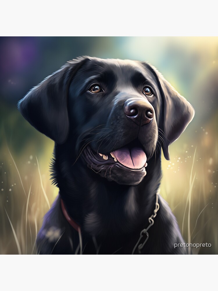 Beautiful black fashion labrador