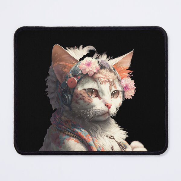 Item preview, Cat hippie designed and sold by AnimalArtPhotos.