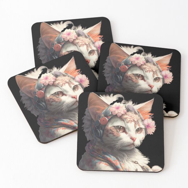Item preview, Cat hippie designed and sold by AnimalArtPhotos.