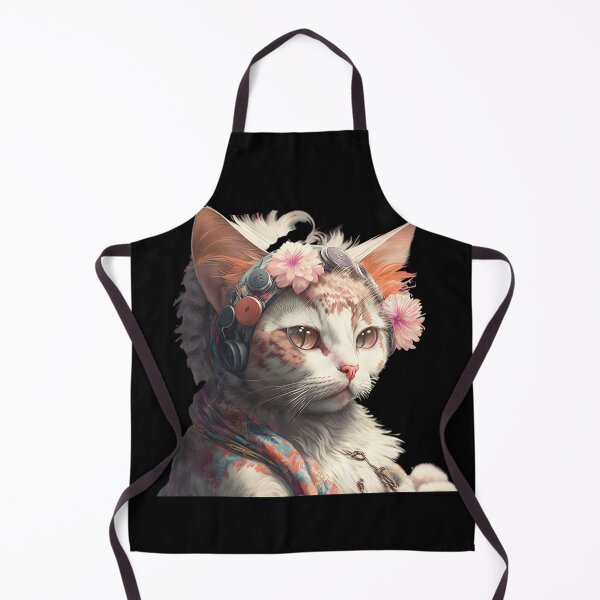 Item preview, Cat hippie designed and sold by AnimalArtPhotos.
