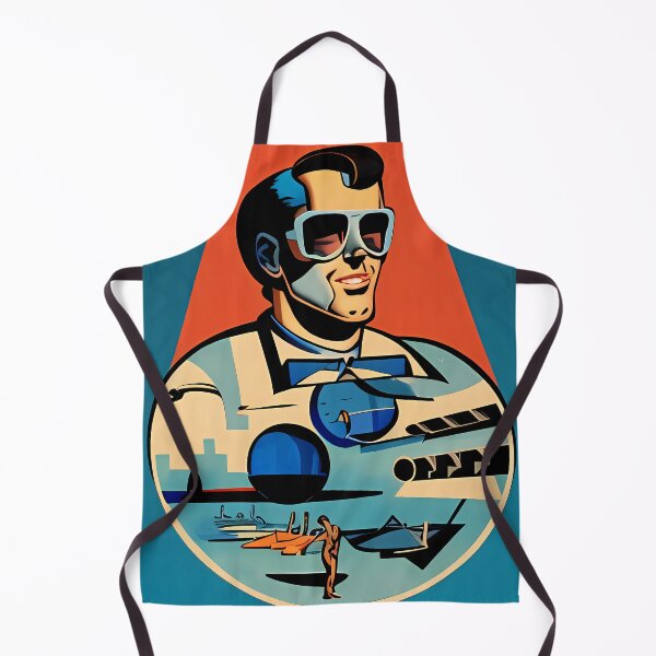 Item preview, Retrofuturism comic man designed and sold by BigBrainArtwork.