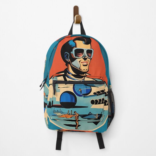 Item preview, Retrofuturism comic man designed and sold by BigBrainArtwork.