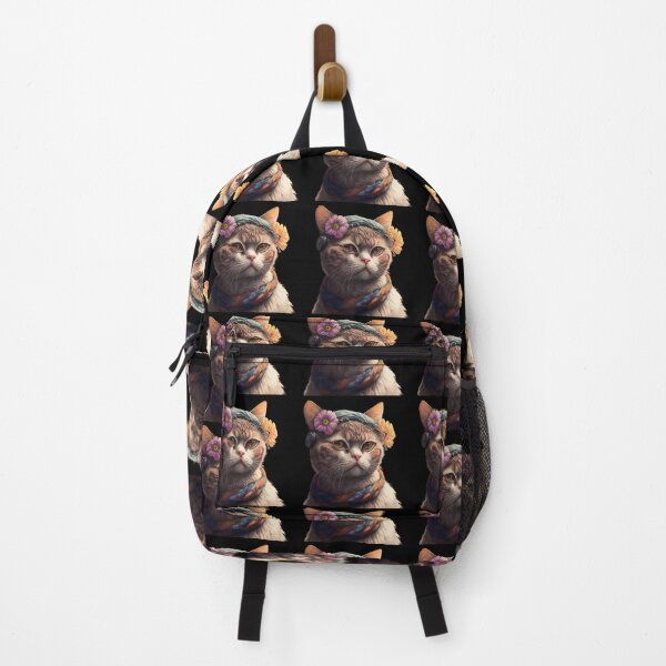 Item preview, Cat with flowers designed and sold by AnimalArtPhotos.