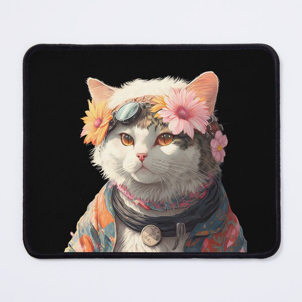 Item preview, Flower cat designed and sold by AnimalArtPhotos.