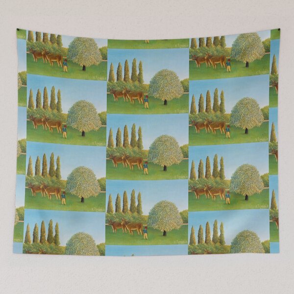 Item preview, Henri Rousseau Meadowland (The Pasture) designed and sold by TeeARTHY.