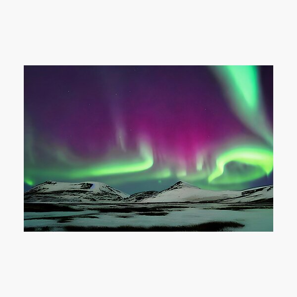 Skyfall, Melting Northern Lights Photographic Print