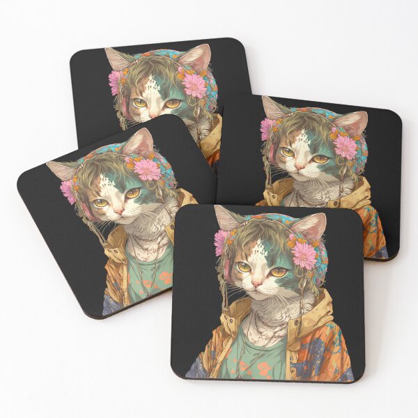 Item preview, Peace cat designed and sold by AnimalArtPhotos.