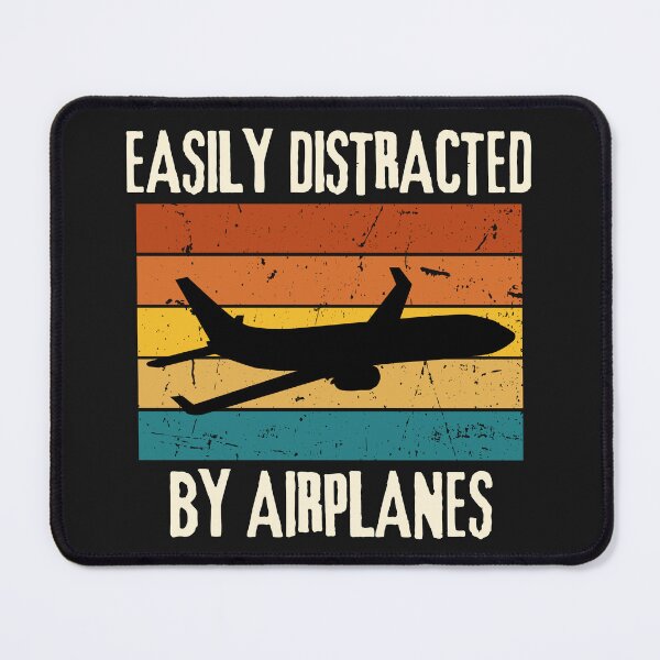 Item preview, Easily distracted by airplanes designed and sold by Tanuja Sharma.