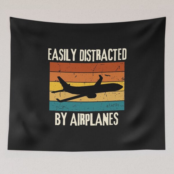 Item preview, Easily distracted by airplanes designed and sold by Tanuja  Sharma.