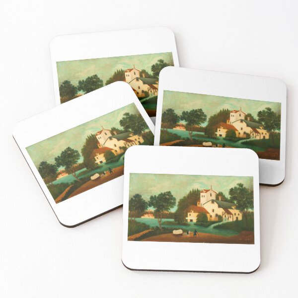 Item preview, Henri Rousseau Landscape with Watermill designed and sold by TeeARTHY.