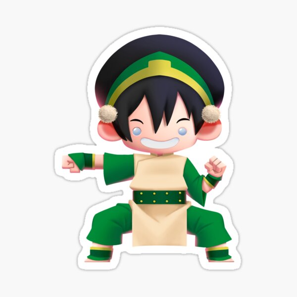 Chibi Avatar the Last Airbender Characters Sticker for Sale by  jdylanstickers