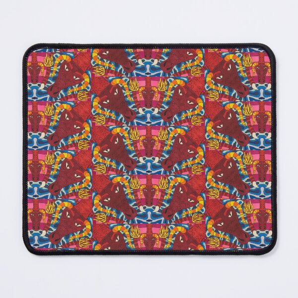 Item preview, Trippy Kaleidoscope Dragons Cropped designed and sold by Bennett Swanson.