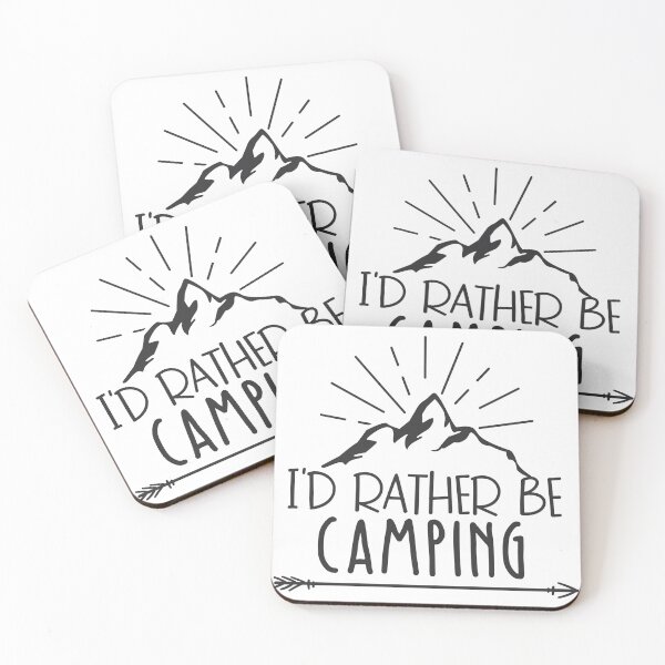 Item preview, I Would Rather Be Camping designed and sold by CryptoLuke.