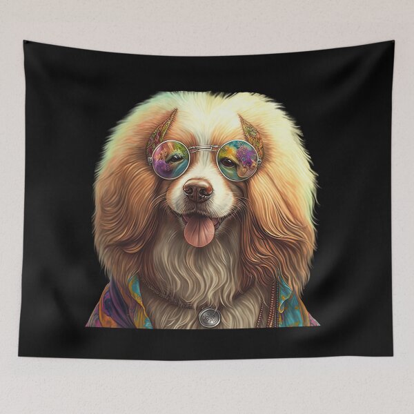 Item preview, Hippy dog designed and sold by AnimalArtPhotos.