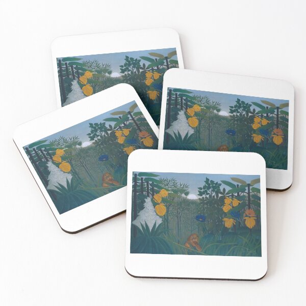 Item preview, Henri Rousseau The Repast of the Lion designed and sold by TeeARTHY.