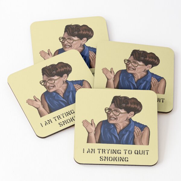 Item preview, I Am Trying To Quit Smoking! designed and sold by xandra-homes.