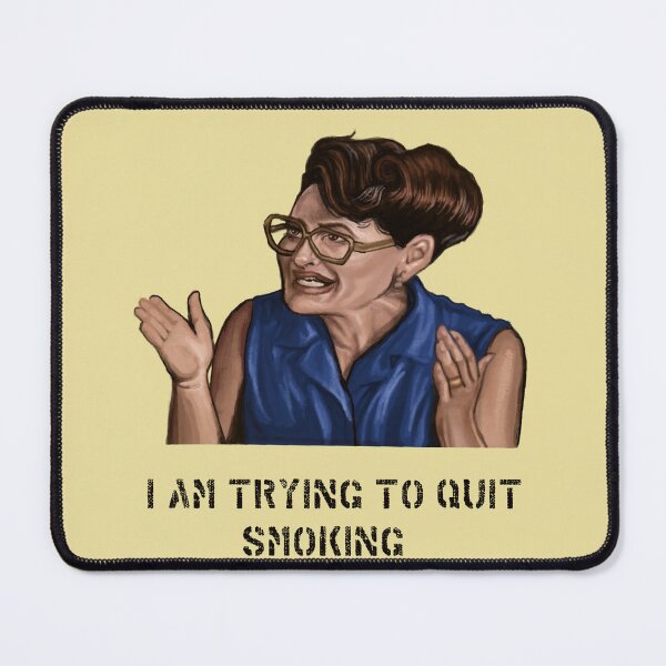 Item preview, I Am Trying To Quit Smoking! designed and sold by xandra-homes.