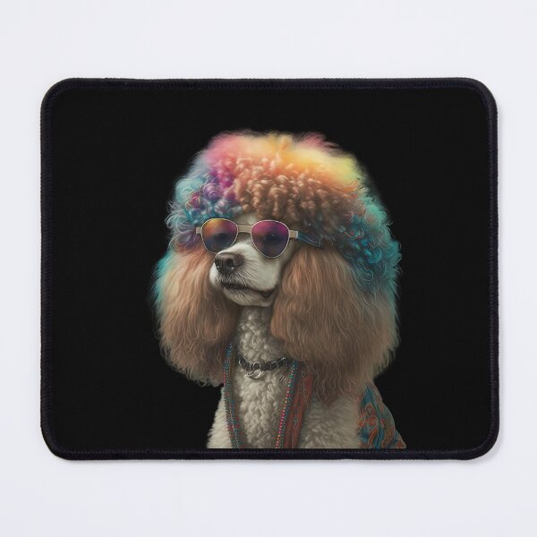 Item preview, Hippie poodle designed and sold by AnimalArtPhotos.