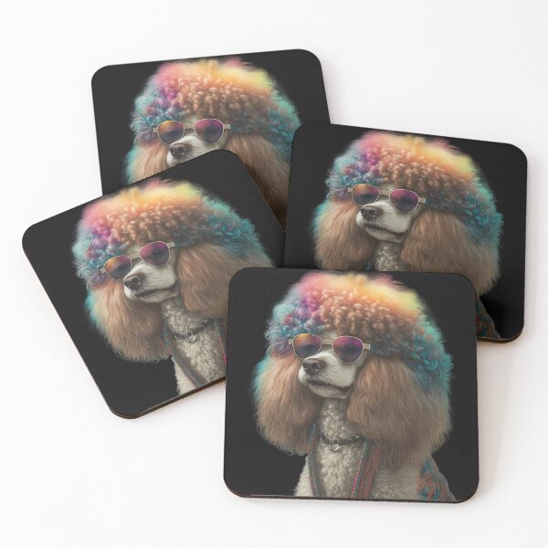 Item preview, Hippie poodle designed and sold by AnimalArtPhotos.