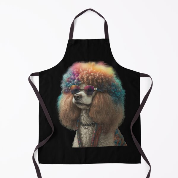 Item preview, Hippie poodle designed and sold by AnimalArtPhotos.