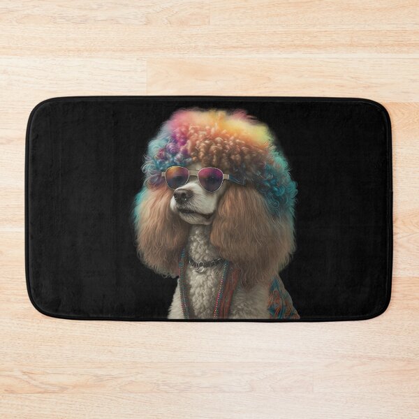 Item preview, Hippie poodle designed and sold by AnimalArtPhotos.