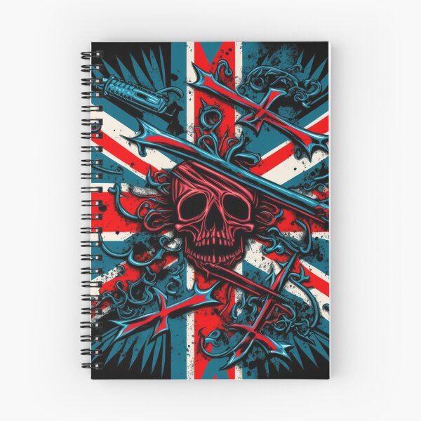 Item preview, UK Union Jack Flag | Great Britain United Kingdom Flag with Skull designed and sold by westside310.