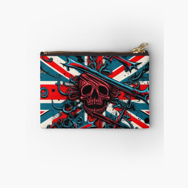 Item preview, UK Union Jack Flag | Great Britain United Kingdom Flag with Skull designed and sold by westside310.