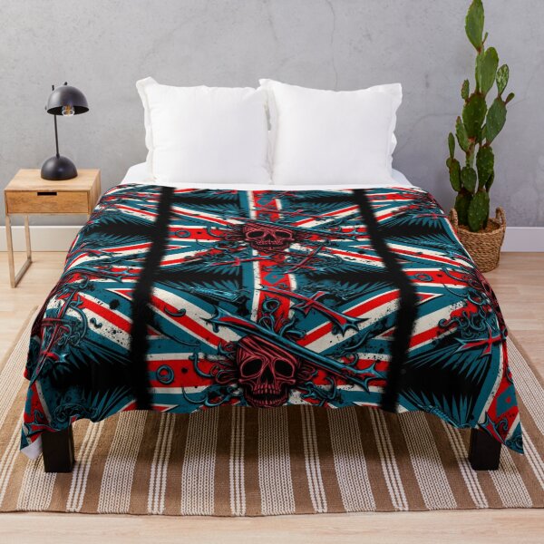 Item preview, UK Union Jack Flag | Great Britain United Kingdom Flag with Skull designed and sold by westside310.