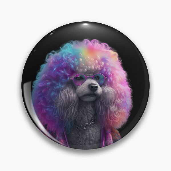 Item preview, Hippy poodle designed and sold by AnimalArtPhotos.
