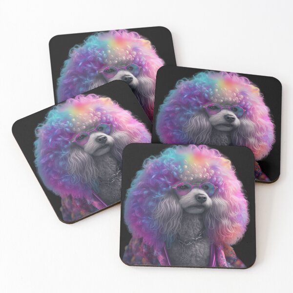 Item preview, Hippy poodle designed and sold by AnimalArtPhotos.
