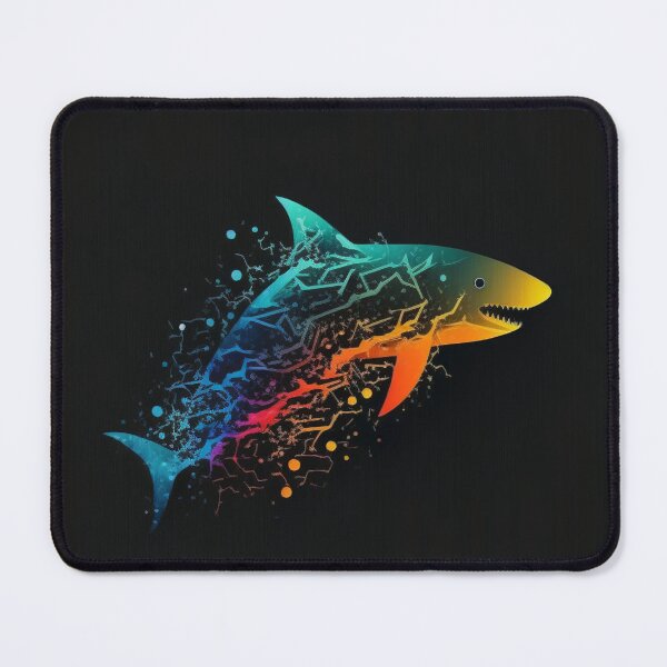 Item preview, Trippy Multicolor Shark in Computerized Style #2 designed and sold by Galviato.
