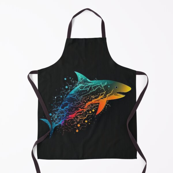 Item preview, Trippy Multicolor Shark in Computerized Style #2 designed and sold by Galviato.