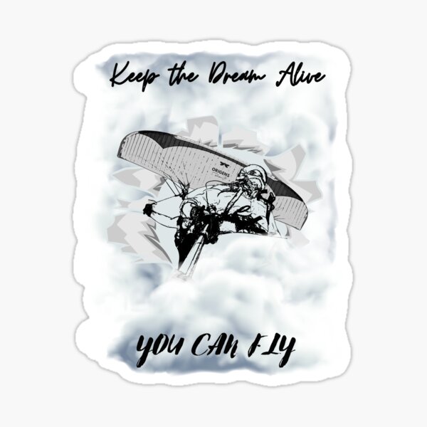 You can fly - Paragliding Sticker