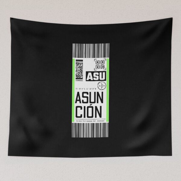 Item preview, ASUNCION ASU paraguay classic luggage tag travel sticker designed and sold by LeddsoDello.