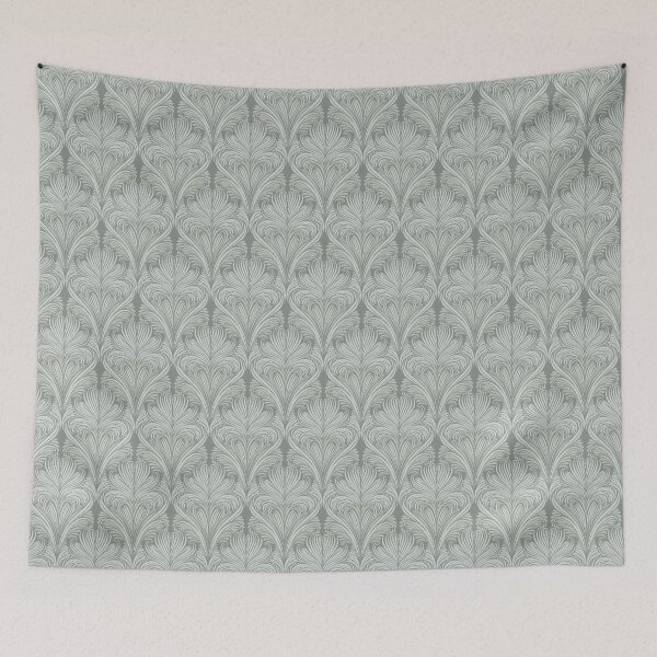 Item preview, Flow - Grey Green - small scale designed and sold by wild.geranium.design.