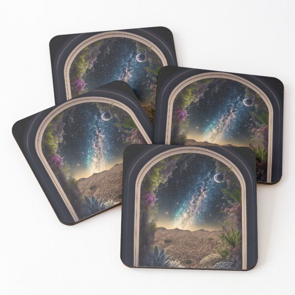 Item preview, Vision of another galaxy through a portal designed and sold by Dicoart.