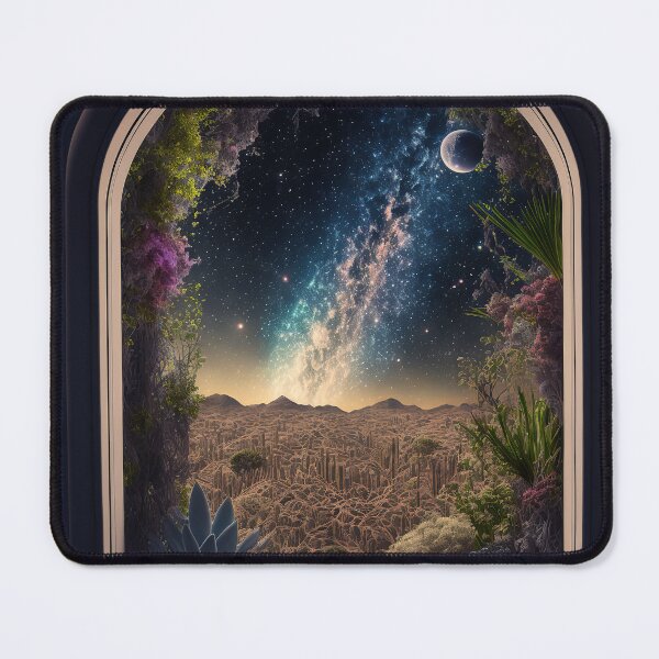 Item preview, Vision of another galaxy through a portal designed and sold by Dicoart.