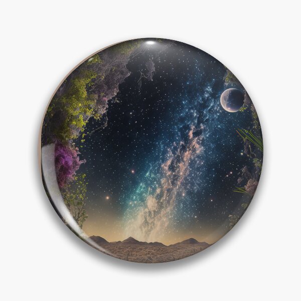 Item preview, Vision of another galaxy through a portal designed and sold by Dicoart.