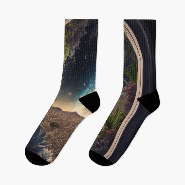 Item preview, Vision of another galaxy through a portal designed and sold by Dicoart.