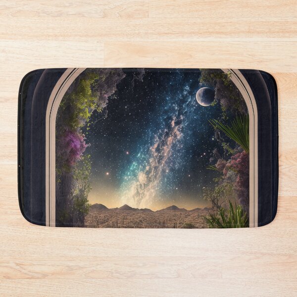 Item preview, Vision of another galaxy through a portal designed and sold by Dicoart.