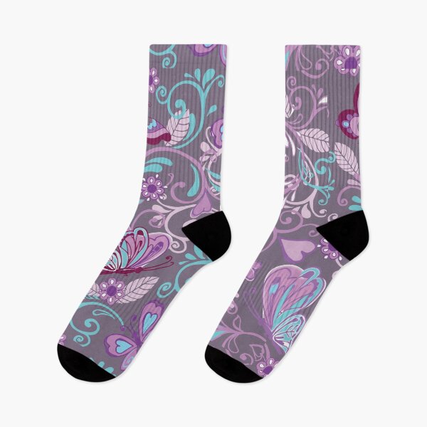 Item preview, Floral seamless pattern with butterflies designed and sold by obinsuma.