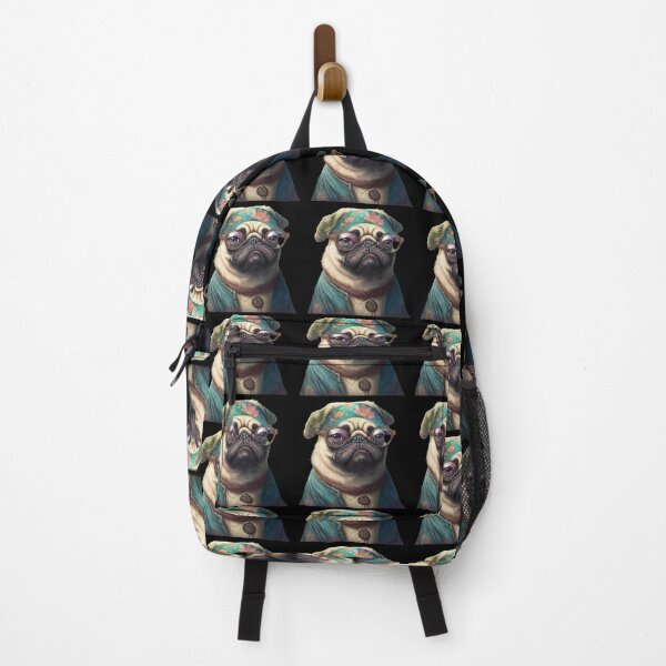 Item preview, Hippy pug designed and sold by AnimalArtPhotos.